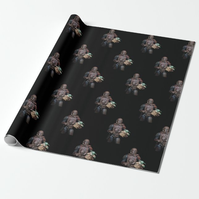 Spielzeug Fotografie Sci Fi Design Geschenkpapier (Ungerollt)