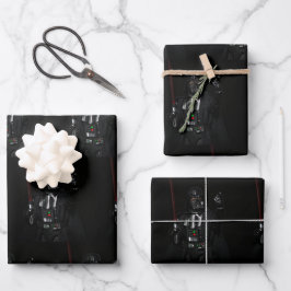 Spielzeug Fotografie Sci Fi Design Geschenkpapier Set