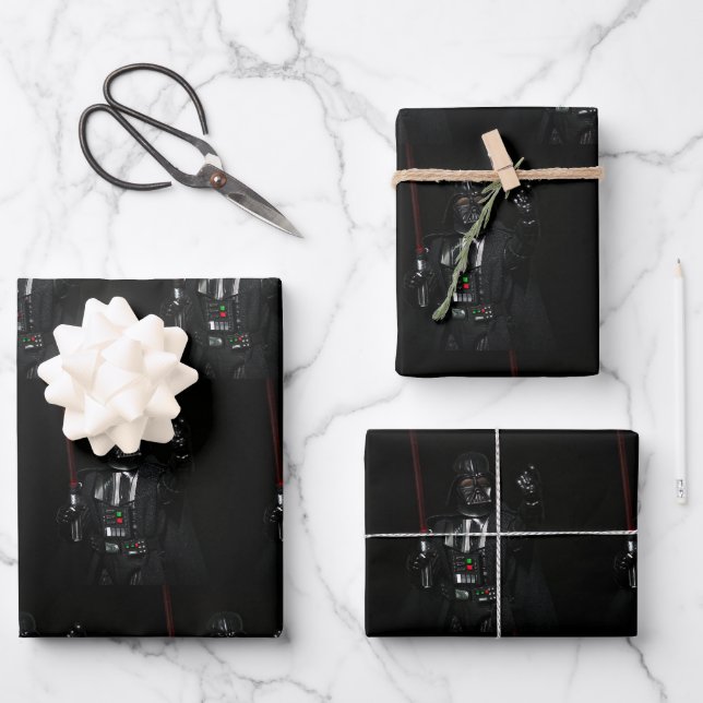 Spielzeug Fotografie Sci Fi Design Geschenkpapier Set (Vorderseite)