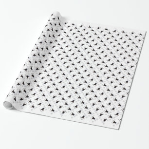 Spielzeug Fox Terrier Historiendesign Geschenkpapier