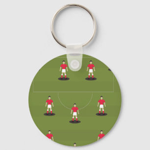 Spielzeug-Fußballmannschaft Schlüsselanhänger