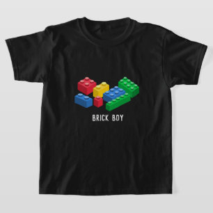 Spielzeug-Gebäude-Steine bunt Kinder T-Shirt
