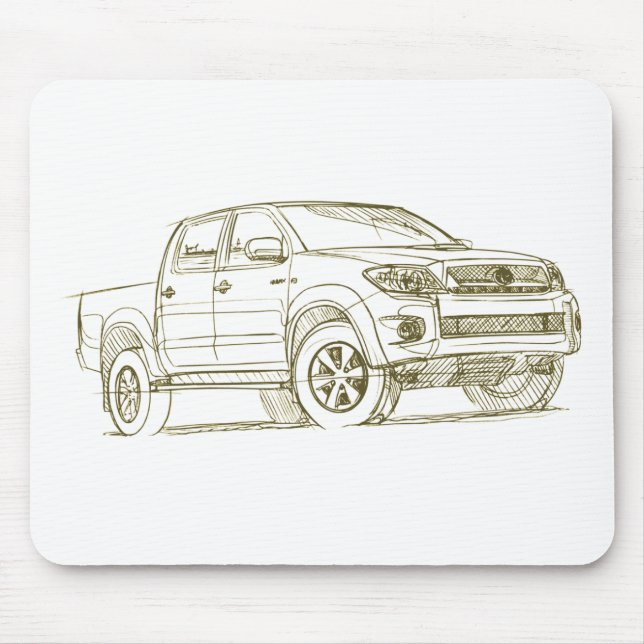 Spielzeug Hilux 2009 Mousepad (Vorne)