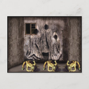 SPIELZEUG IN DER ATTIK POSTKARTE