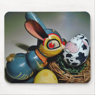 Spielzeug-Kaninchen und Kuhei Mousepad