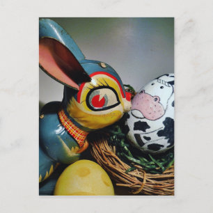 Spielzeug-Kaninchen und Kuhei Postkarte