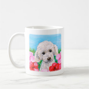 Spielzeug Poodle, Bichon frise, Maltese, Fluffy do Kaffeetasse