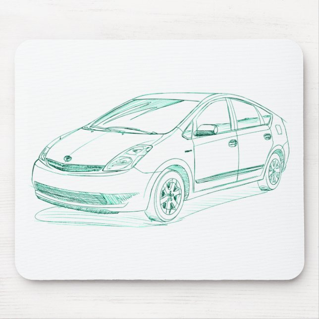 Spielzeug Prius 1. GEN Mousepad (Vorne)