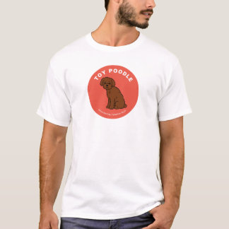 Spielzeug-Pudel-T - Shirt (weiß)