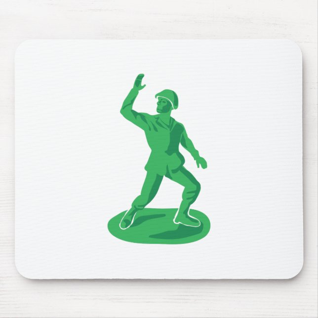 Spielzeug-Soldat Mousepad (Vorne)