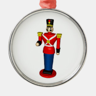 Spielzeug-Soldat-Verzierungen Silbernes Ornament