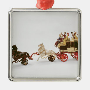 Spielzeug Stagecoach Ornament Aus Metall