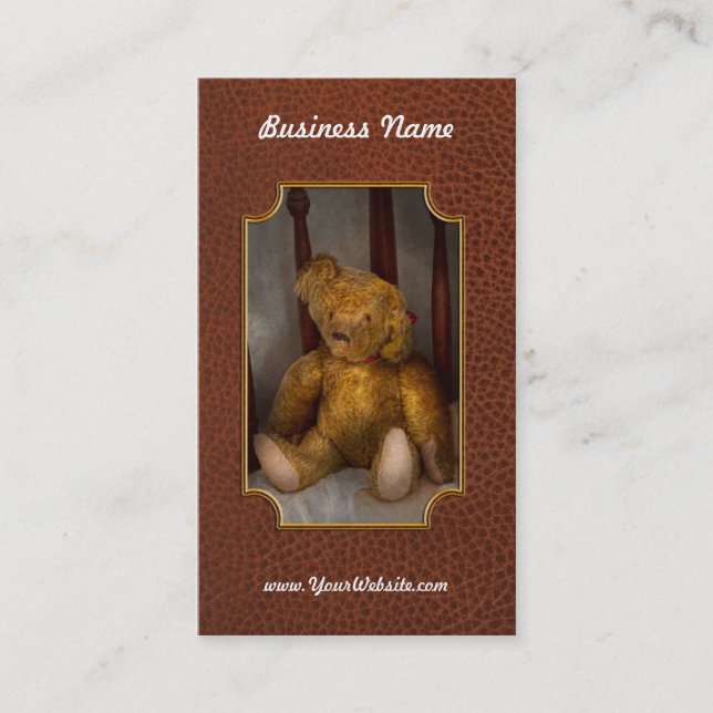 Spielzeug - Teddybär - mein Teddybär Visitenkarte (Vorderseite)