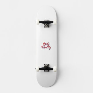 Spielzeug und Spiele gegen die Realität Skateboard