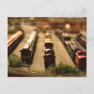 Spielzeug-Zug-Postkarte Postkarte