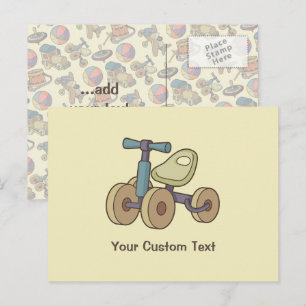 Spielzeugbike Postkarte