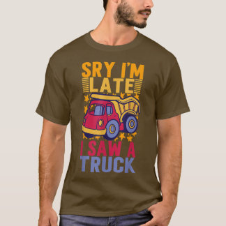 Spielzeugfahrzeug für Jungen Junge LKW T-Shirt