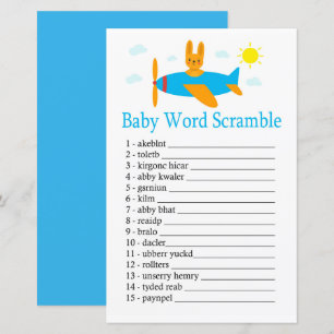 Spielzeugflugzeug Baby word Rammspiel