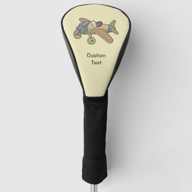 Spielzeugflugzeug Golf Head Cover Golf Headcover (Vorderseite)