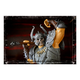 Spielzeugfotografie Barbarian Wall Art Poster