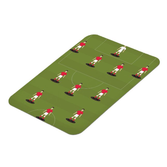 Spielzeugfußballteam Magnet (Linke Seite)