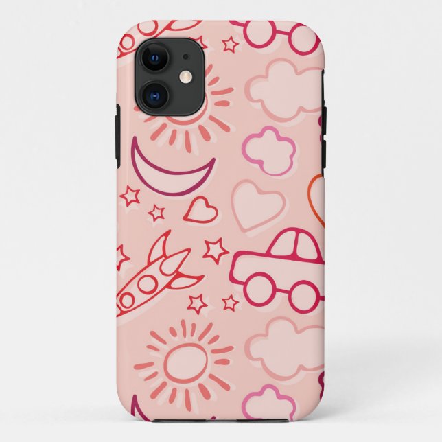 Spielzeughintergrund Case-Mate iPhone Hülle (Rückseite)