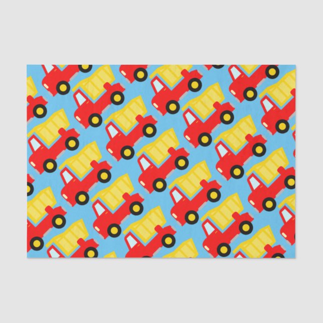 Spielzeugkipper Kindergeburtstag Geschenkpapier Seidenpapier (Vorderseite)