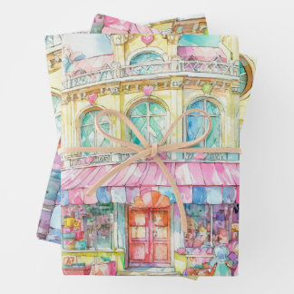 Spielzeugladen in Paris Geschenkpapier Set