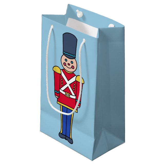Spielzeugsoldier Kleine Geschenktasche Kleine Geschenktüte (Vorderseite Schrägansicht)