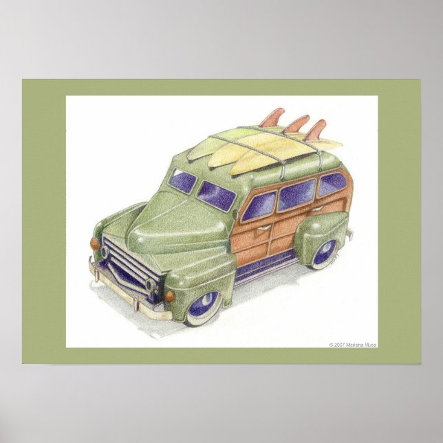 SpielzeugSurfwagen Poster (Vorne)