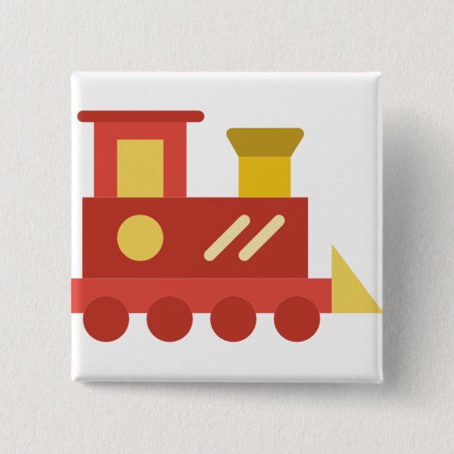 Spielzeugzug Button (Vorderseite)