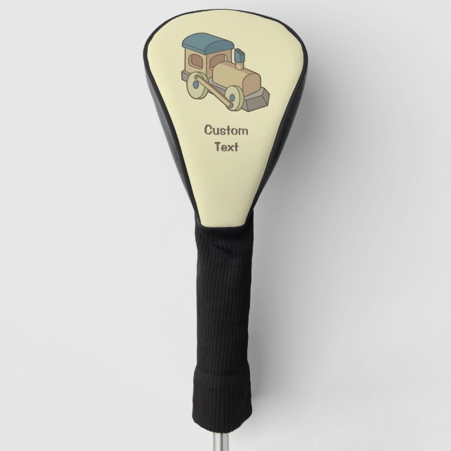 Spielzeugzug Golf Head Cover Golf Headcover (Vorderseite)