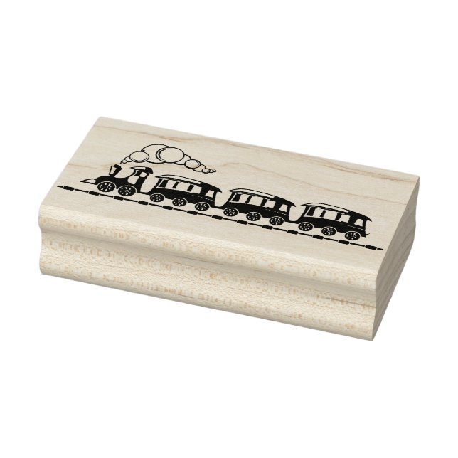 Spielzeugzug Gummistempel (Stempel)