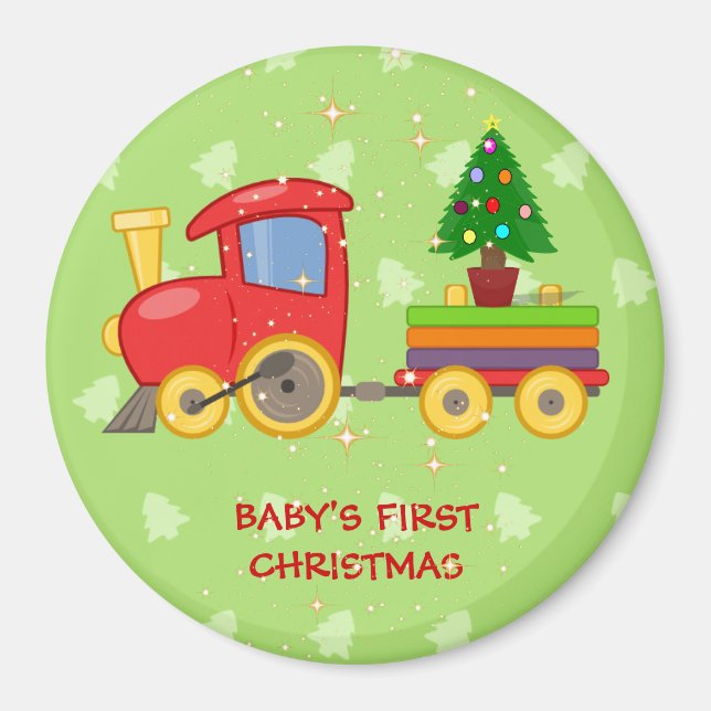 Spielzeugzug, Kinderweihnacht, Magnet (Vorne)