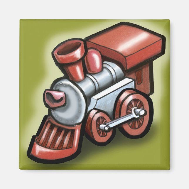 Spielzeugzug Magnet (Vorne)