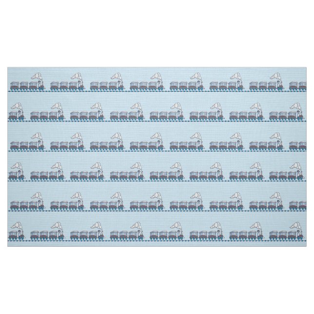 Spielzeugzug Stoff (Fat Quarter (45,7 x 55,9 cm))