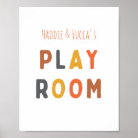Spielzimmer Custom personalisiert Poster & Prints