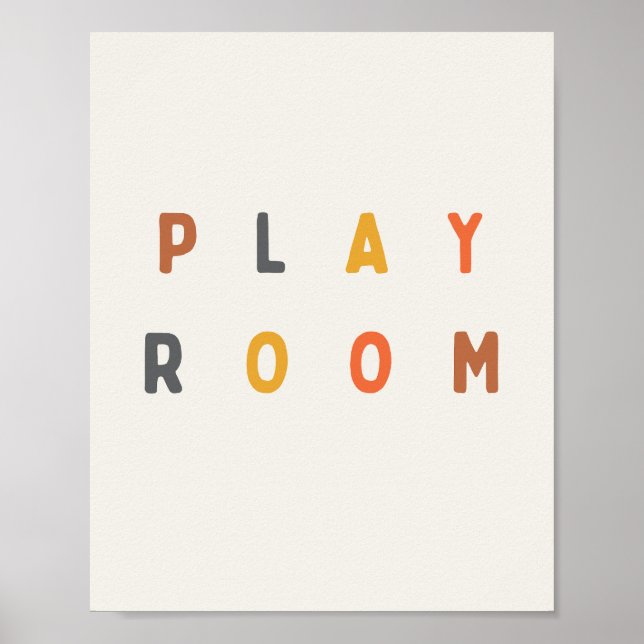 Spielzimmer Poster & Prints (Vorne)