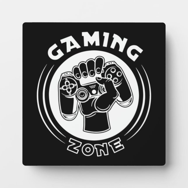 Spielzone, Mancave - Funny Video Gamer, Gaming P Fotoplatte (Vorderseite)