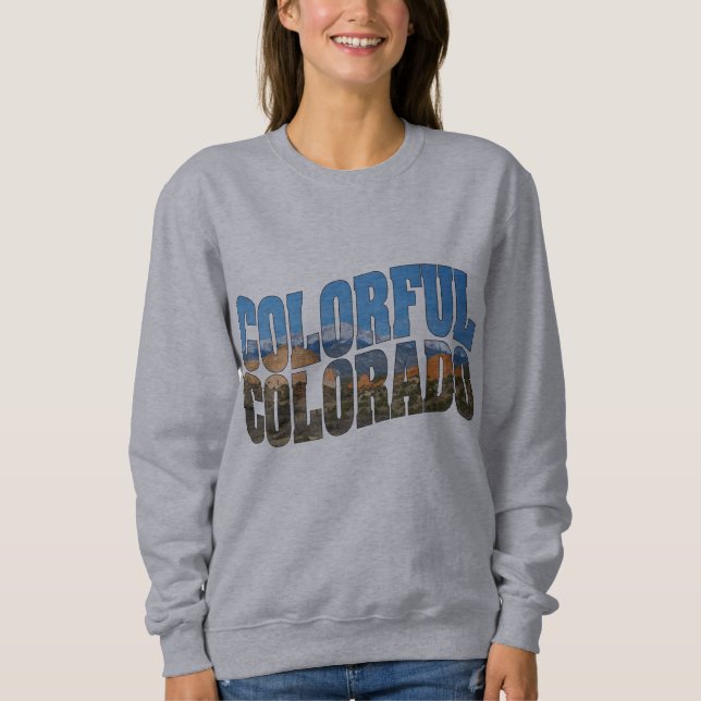 Spiess-Spitze innerhalb bunten Colorados! Sweatshirt (Vorderseite)