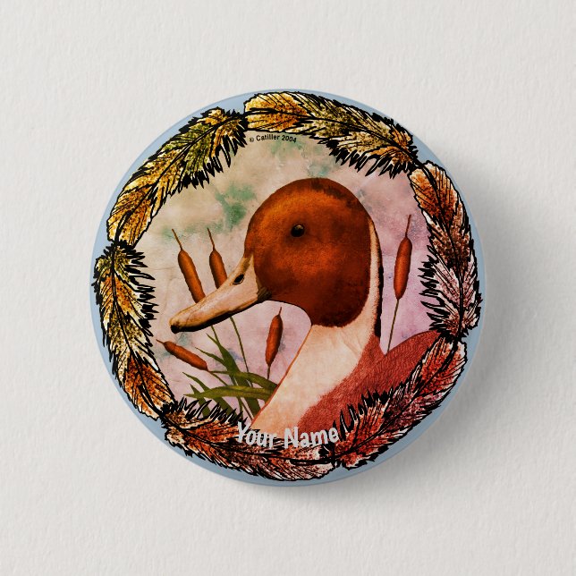 Spießente  button (Vorderseite)
