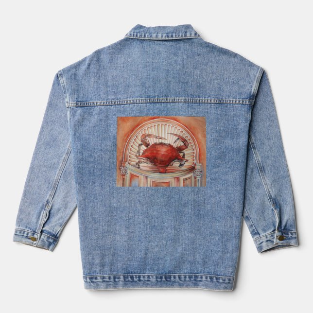 Spike, der Weltmeister für das hohe Gewicht Jeansjacke (Rückseite)