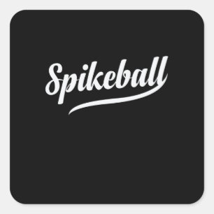 Spikeball Freizeit Sport Hobby Roundball Quadratischer Aufkleber