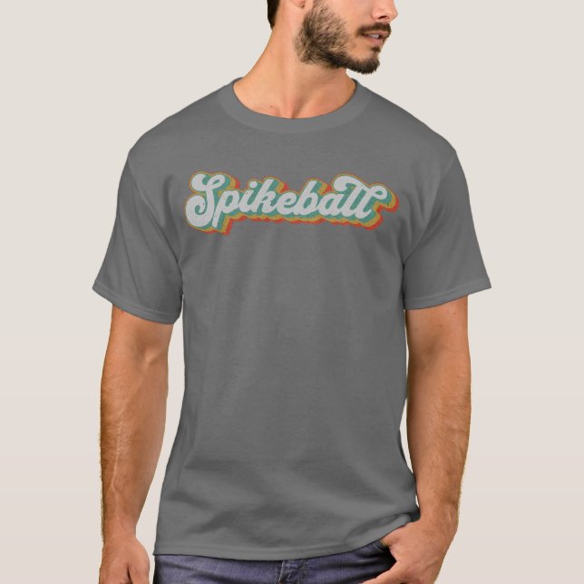Spikeball Retro Vintag Style T-Shirt (Vorderseite)