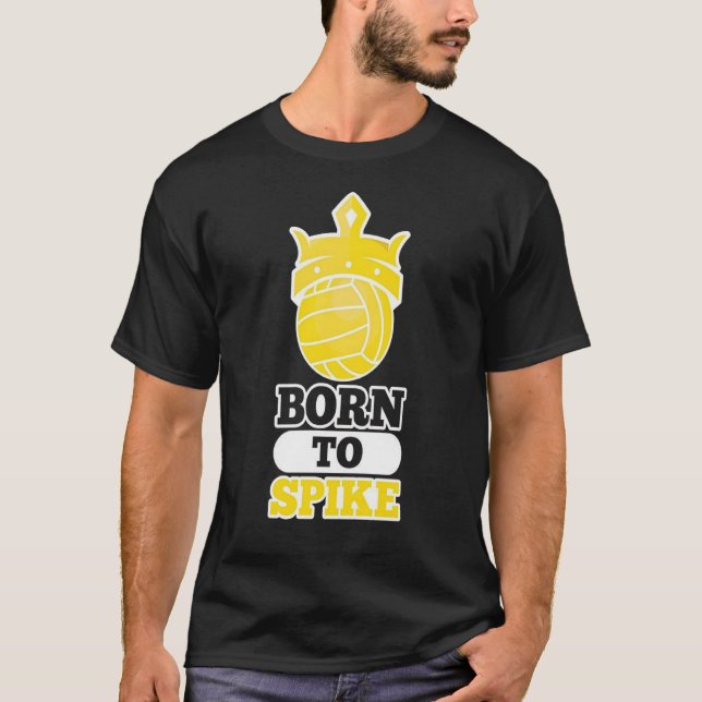 Spikeball Shirt geboren, grafischen Volleyball T (Vorderseite)