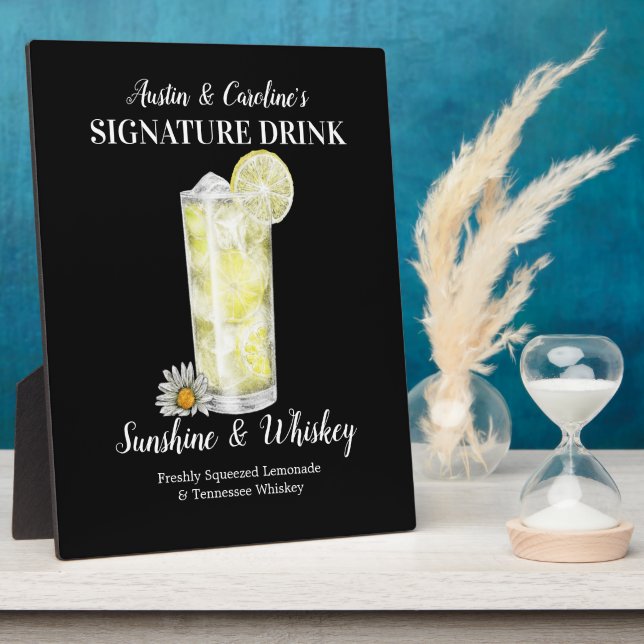 Spiked Lemonade ・ PERSONALISIEREN Sie diesen Signa Fotoplatte (Seite)