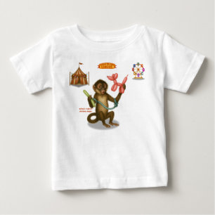Spikes Ballon-Affen-Magie Baby T-shirt