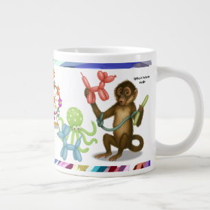 Spikes Ballonaffen-Magie Jumbo-Tasse