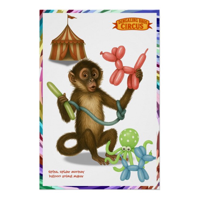 Spikes Ballonaffen-Magie Poster (Vorderseite)