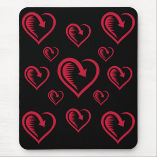 Spikes Herz - Mousepad